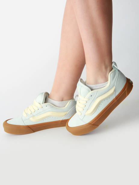 Sneakers Knu Skool Uit Leder Vans Blauw women D6Z887 ander zicht 1